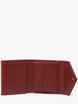 Portefeuille Leder Yves renard Oranje nubuck 26680-vue-porte